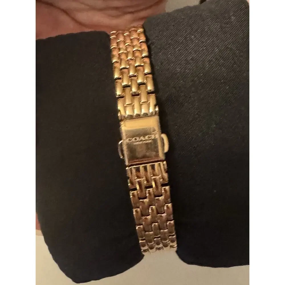 Coach Cadie Women's Rose Gold Bracelet Quartz Wristwatch Water-Resistant with B…